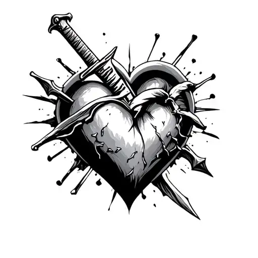Sword Breaking The Heart