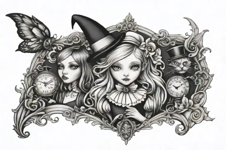 Gothic And Dark Alice In Wonderland