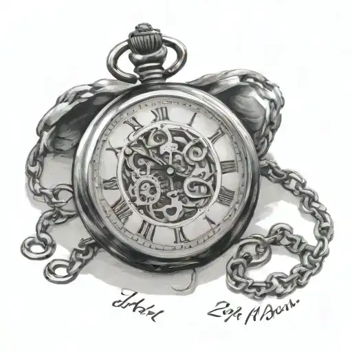 A Pocket Watch With The Date 27 12 23 And The Time