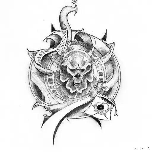 Design A Tattoo Inspired By Scottish Folklore And Technology