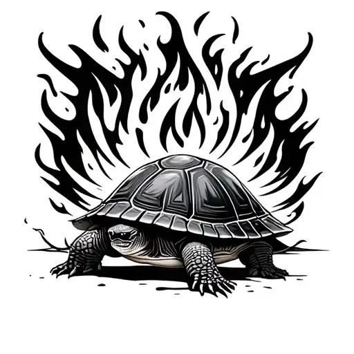 Turtle And Fire