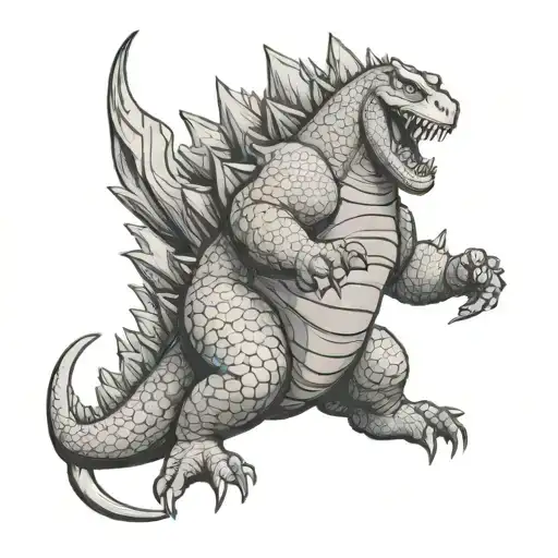 Godzilla And I Love Mom