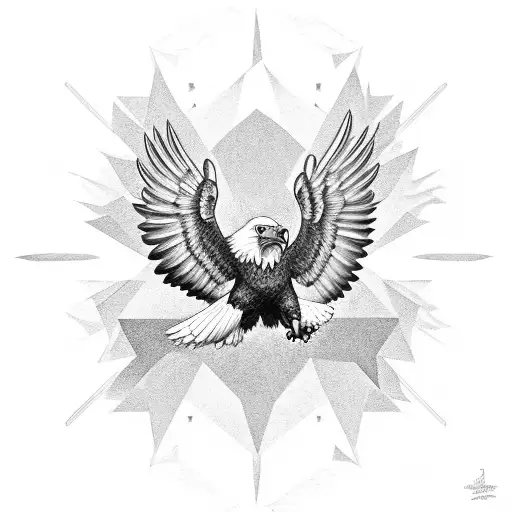 Eagle Inside Star