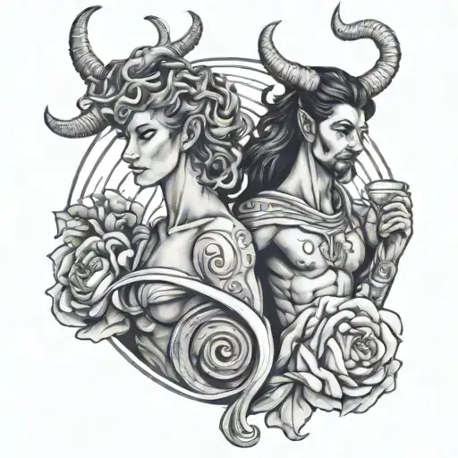 Capricorn And Aquarius Water Bearer