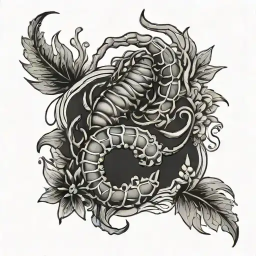 Scorpio And Chrysantheme