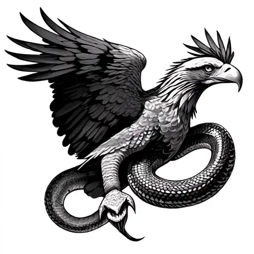 Eagle And Snake