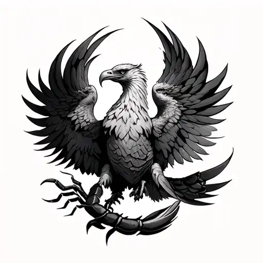 Scorpio Eagle Phoenix Rising