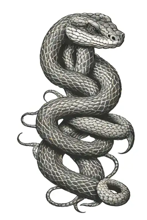 Snake Wrapped
