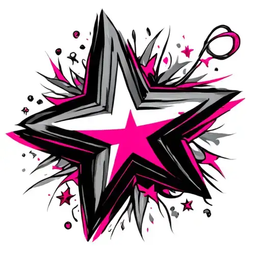 Pink And Star