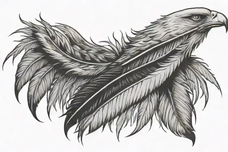 Eagle Feather Feather Feather