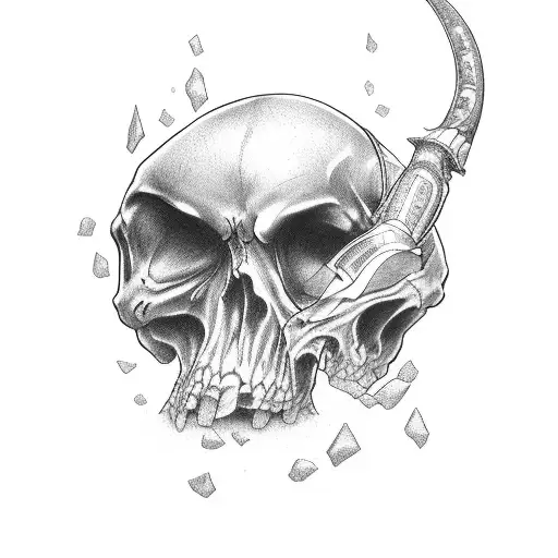 Dark And Desloate Death Arm Sleeve