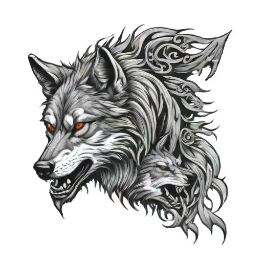Good And Evil Wolf
