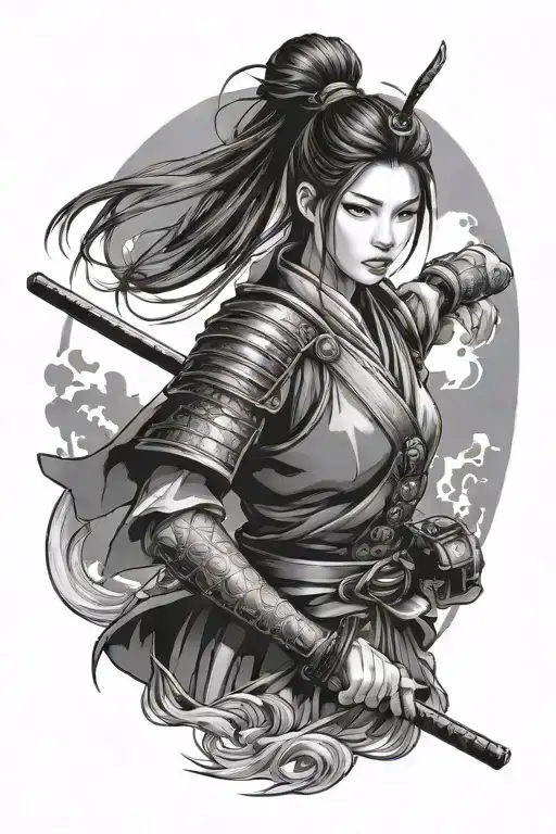 Girl Samurai Warrior
