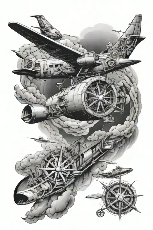 Aviation And Nautical Arm Sleeve