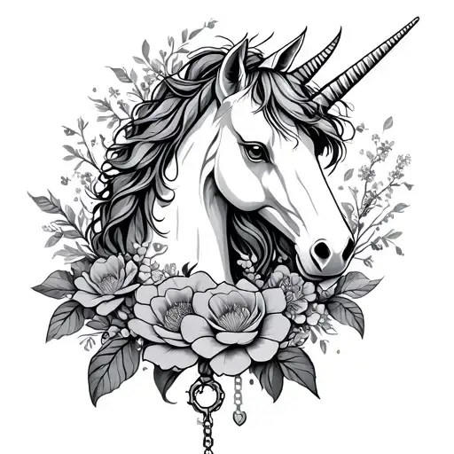 Unicorn Flowers Rosary