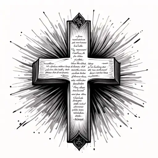 Cross With Bible Verses