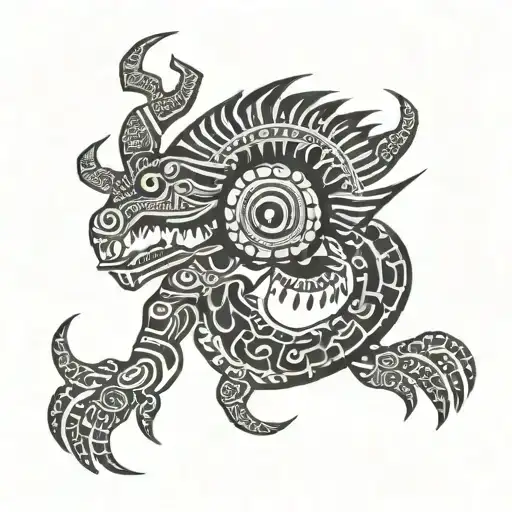 Aztec Geometric Scorpio