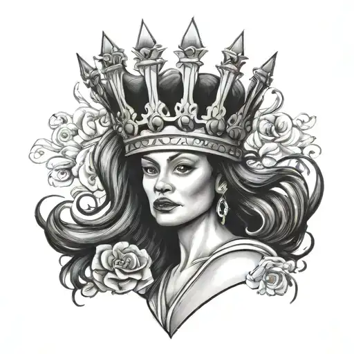 Mum With Crown Above