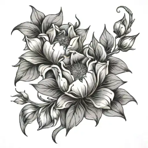 Moon Flowers Wrapped