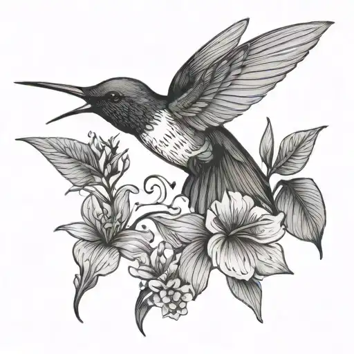 Hummingbird Silhouette