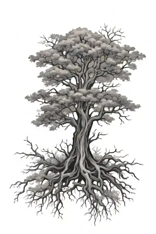 A Tree Made Up Of Branches