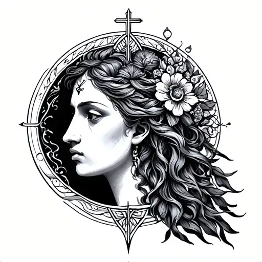 Virgo Cross God Loving