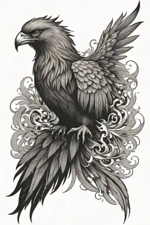 Phoenix Rising From The Ashes