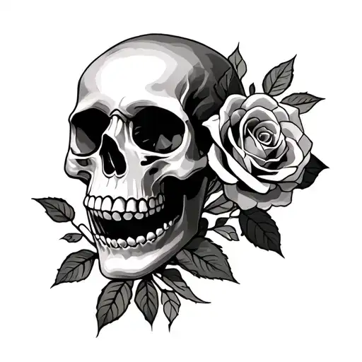 Skull And Roses