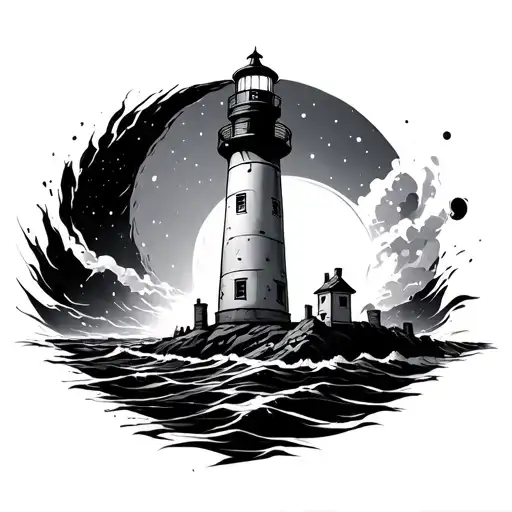 Blackhole Lighthouse Star