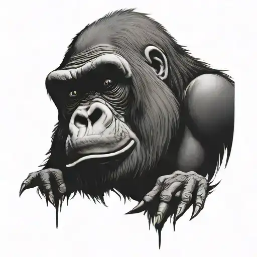 Koko The Gorilla Signing To Jesus Christ