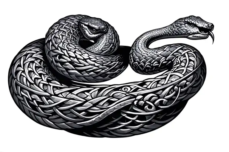 Celtic Snake Wrapped