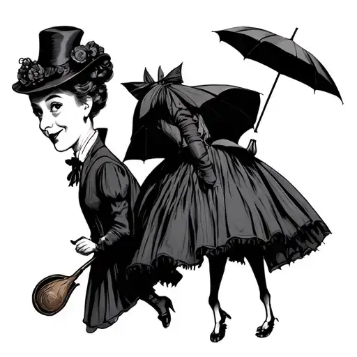 Jack Squelington Mary Poppins