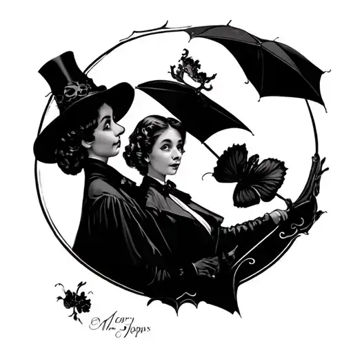 Jack Squelington Version Mary Poppins