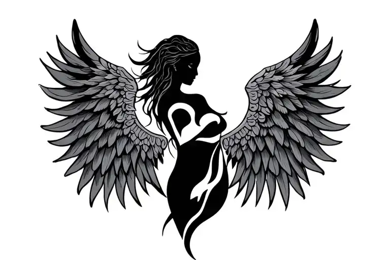 Angel Wings Polynesian Black Mixture
