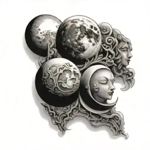 Moon Position In A Row