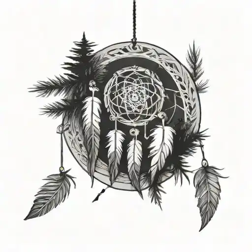 Douglas Fir Dreamcatcher Hanging