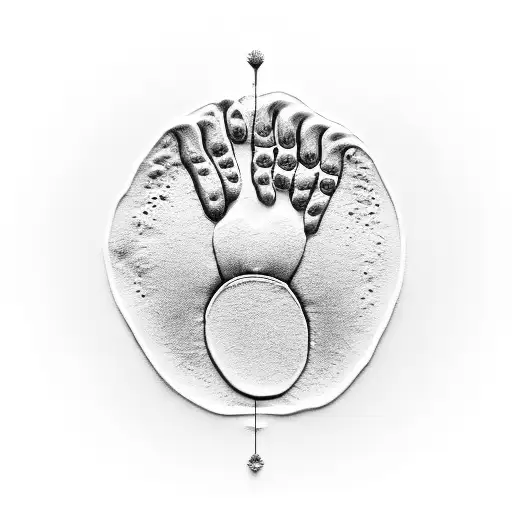 A Veterinarian Symbol Incorporating Various Animal Footprints