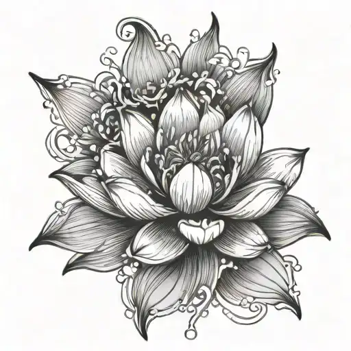 Fleur De Lotus Flower Blooming Cherry Blossom