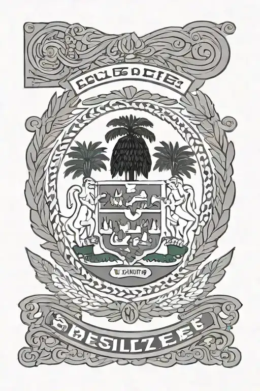 Belize Flag With East Indian Features With 501 Incorporated