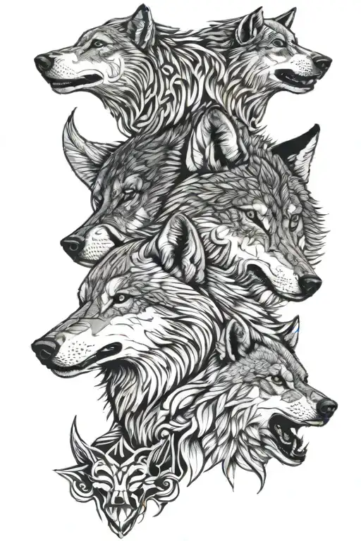 2 Wolf With Mandela Style Mixed