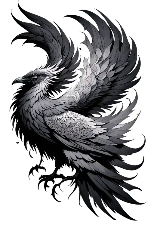 Mandala Phoenix Rising