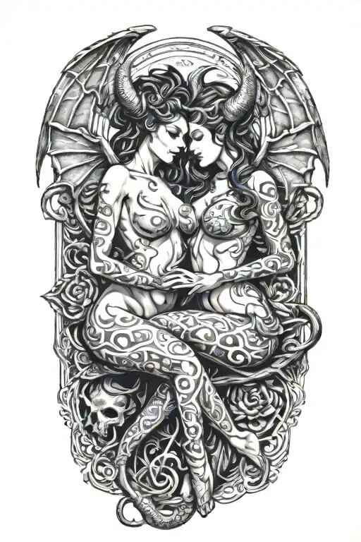 Two Succubi Making Love