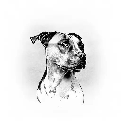 Portrait Of Staffie