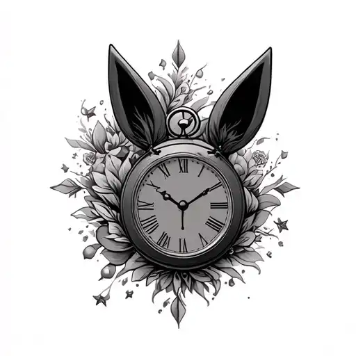 Eevee Clock Surrounded