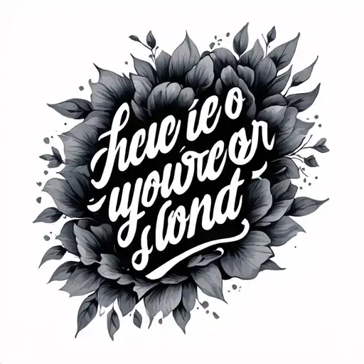 Motivational Quote Surrounded