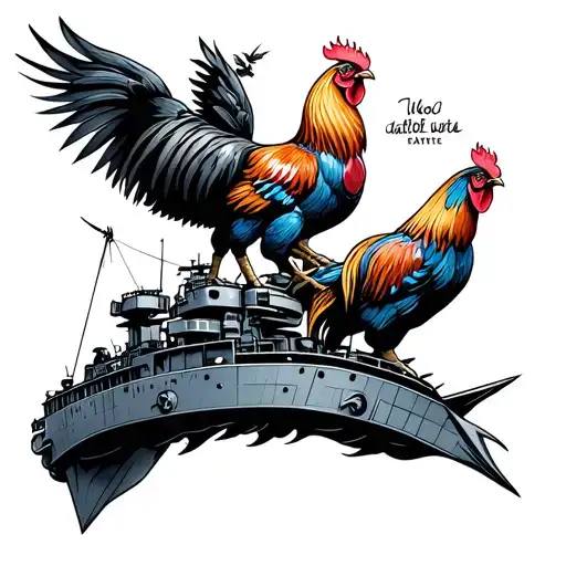 Battleship And Rooster