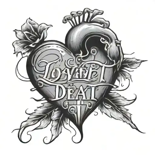 Navjot Written As Heart Beat Line With Love Till Death Do Us Part