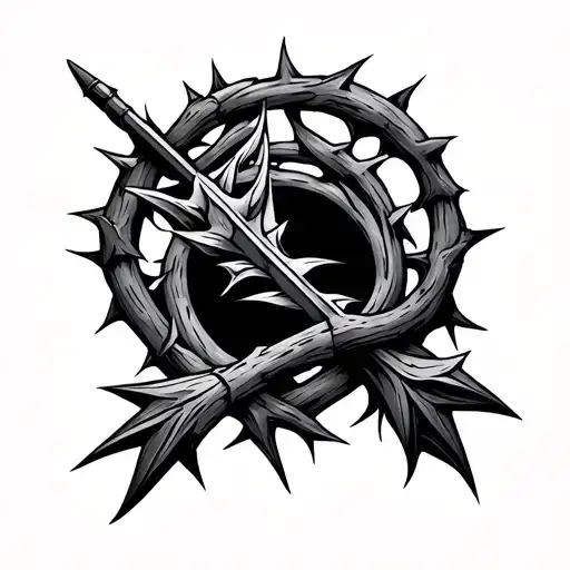 Arrow Wrapped In Thorns