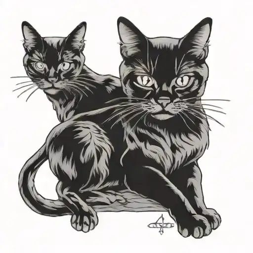 Merlot And Cat Sitting