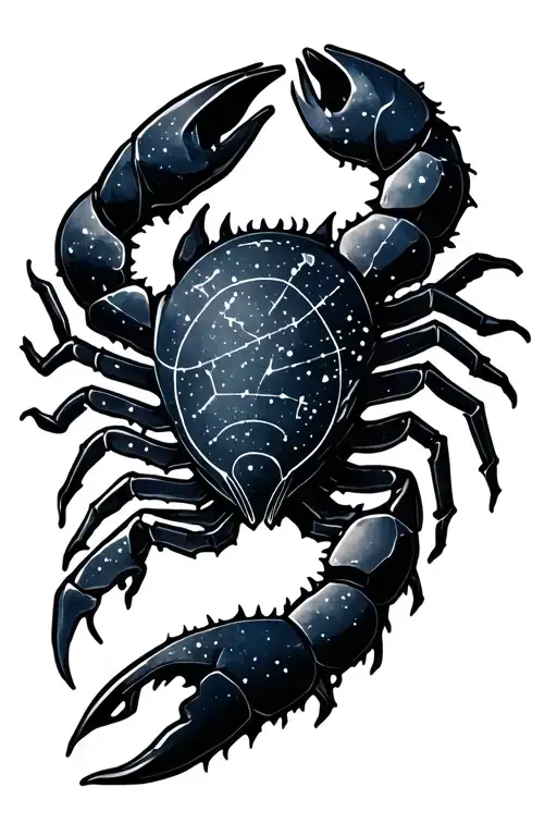 Zodiac Sign Scorpio And Gemini With The Constellation Virgo